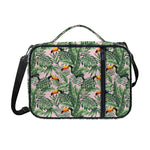 Tropical Palm Leaf And Toucan Print Shoulder Strap Bible Bag