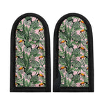Tropical Palm Leaf And Toucan Print Skillet Handle Cover