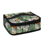 Tropical Palm Leaf And Toucan Print Small Lunch Bag