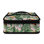 Tropical Palm Leaf And Toucan Print Small Lunch Bag