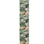 Tropical Palm Leaf And Toucan Print Table Runner