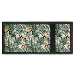 Tropical Palm Leaf And Toucan Print Trifold Wallet