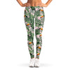 Tropical Palm Leaf And Toucan Print Women's Leggings