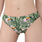Tropical Palm Leaf And Toucan Print Women's Panties