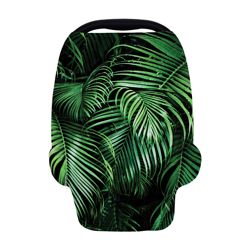 Tropical Palm Leaf Print Baby Seat Cover