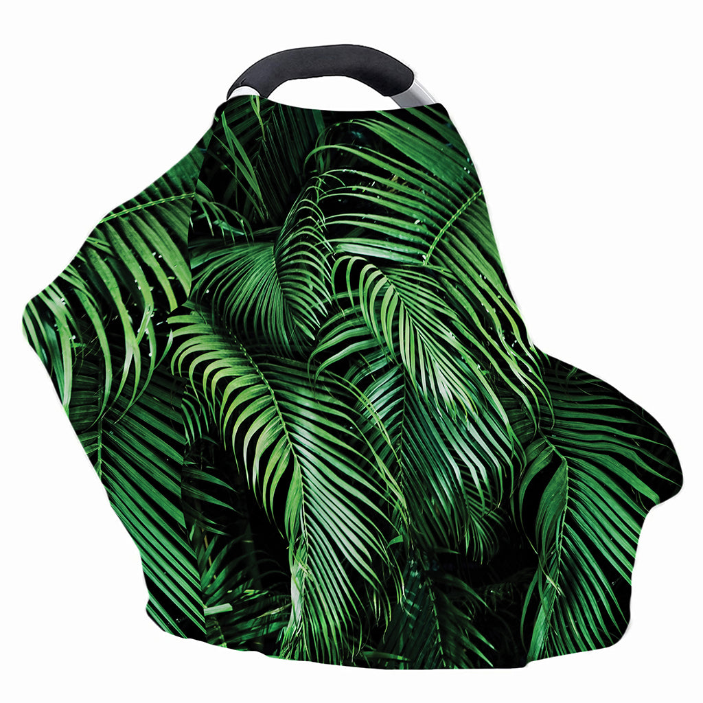 Tropical Palm Leaf Print Baby Seat Cover