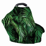 Tropical Palm Leaf Print Baby Seat Cover