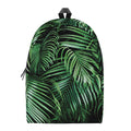 Tropical Palm Leaf Print School Backpack
