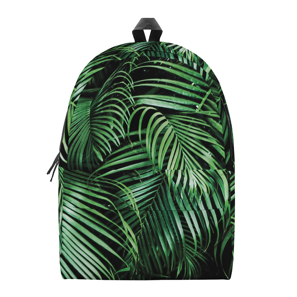 Tropical Palm Leaf Print Backpack