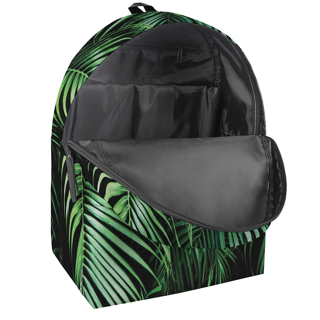 Tropical Palm Leaf Print Backpack