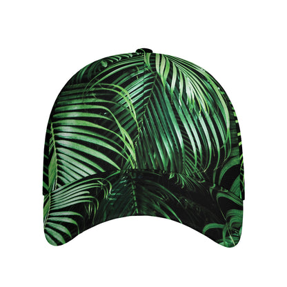 Tropical Palm Leaf Print Baseball Cap