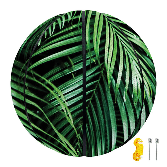 Tropical Palm Leaf Print Basketball