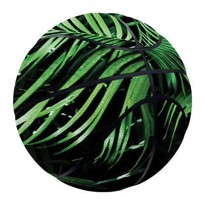 Tropical Palm Leaf Print Basketball