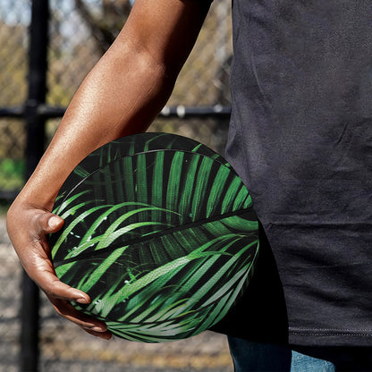 Tropical Palm Leaf Print Basketball