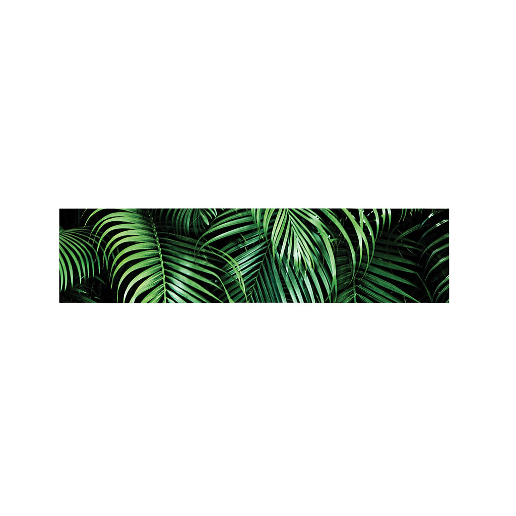 Tropical Palm Leaf Print Bed Runner