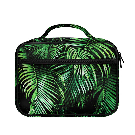 Tropical Palm Leaf Print Briefcase Bible Bag