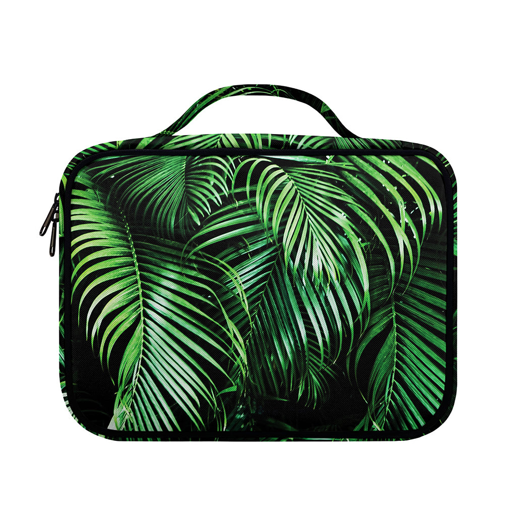 Tropical Palm Leaf Print Briefcase Bible Bag