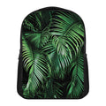 Tropical Palm Leaf Print Casual Backpack