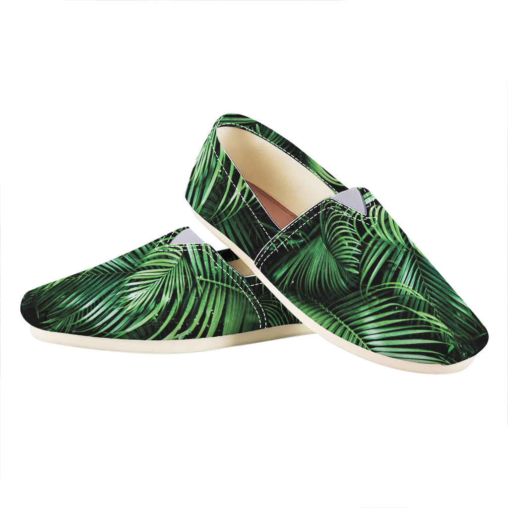 Tropical Palm Leaf Print Casual Shoes