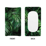 Tropical Palm Leaf Print Changing Pad Cover