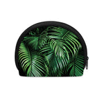 Tropical Palm Leaf Print Coin Purse