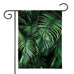 Tropical Palm Leaf Print House Flag