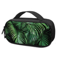 Tropical Palm Leaf Print Portable Cooler Travel Case