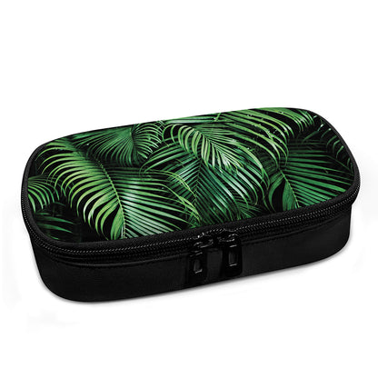 Tropical Palm Leaf Print Insulin Cooler Travel Case