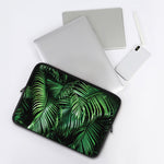 Tropical Palm Leaf Print Laptop Sleeve