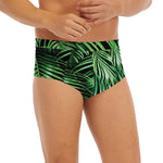 Tropical Palm Leaf Print Men's Briefs