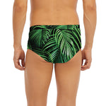 Tropical Palm Leaf Print Men's Briefs
