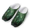 Tropical Palm Leaf Print Mesh Casual Shoes