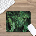 Tropical Palm Leaf Print Mouse Pad