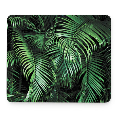 Tropical Palm Leaf Print Mouse Pad