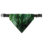 Tropical Palm Leaf Print Over The Collar Dog Bandana