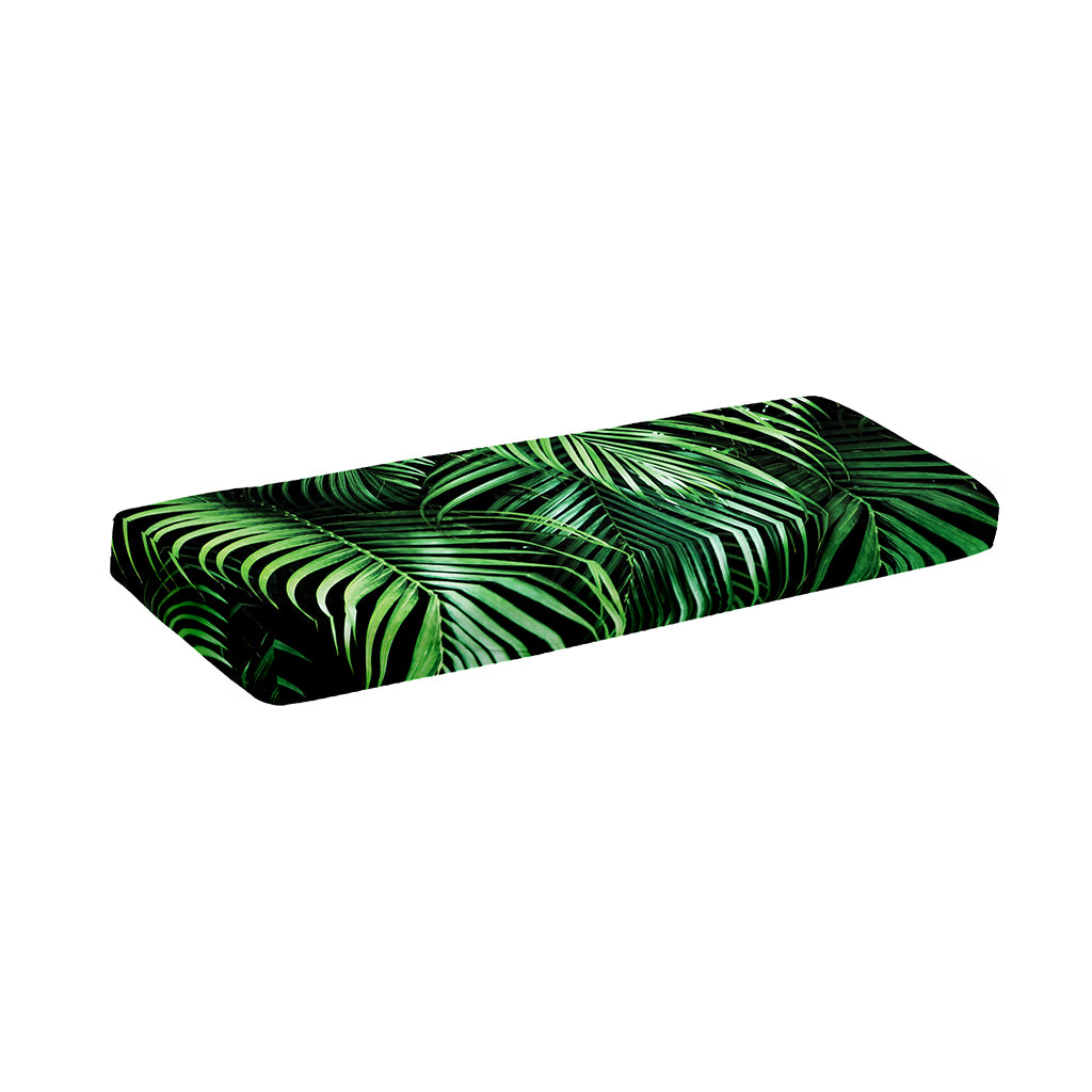 Tropical Palm Leaf Print Piano Keyboard Cover