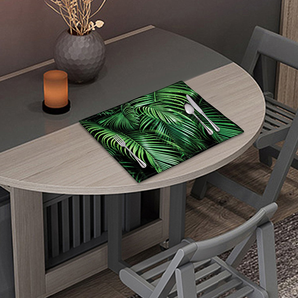 Tropical Palm Leaf Print Placemat