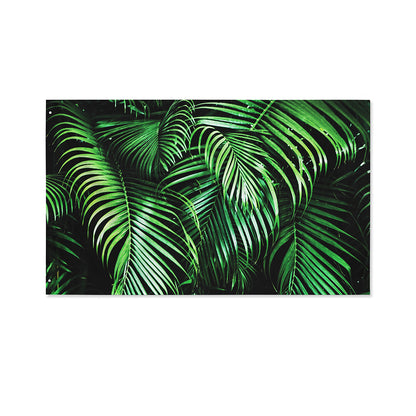 Tropical Palm Leaf Print Polyester Flag