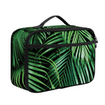 Tropical Palm Leaf Print Portable Lunch Bag