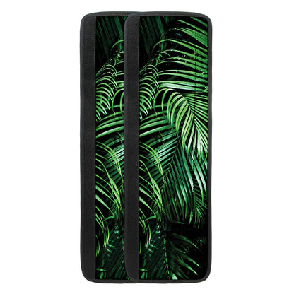 Tropical Palm Leaf Print Refrigerator Handle Covers