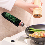Tropical Palm Leaf Print Skillet Handle Cover