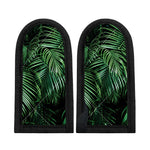 Tropical Palm Leaf Print Skillet Handle Cover