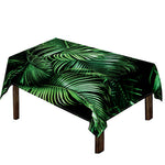 Tropical Palm Leaf Print Tablecloth