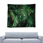 Tropical Palm Leaf Print Tapestry