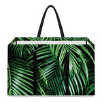 Tropical Palm Leaf Print Utility Tote Bag