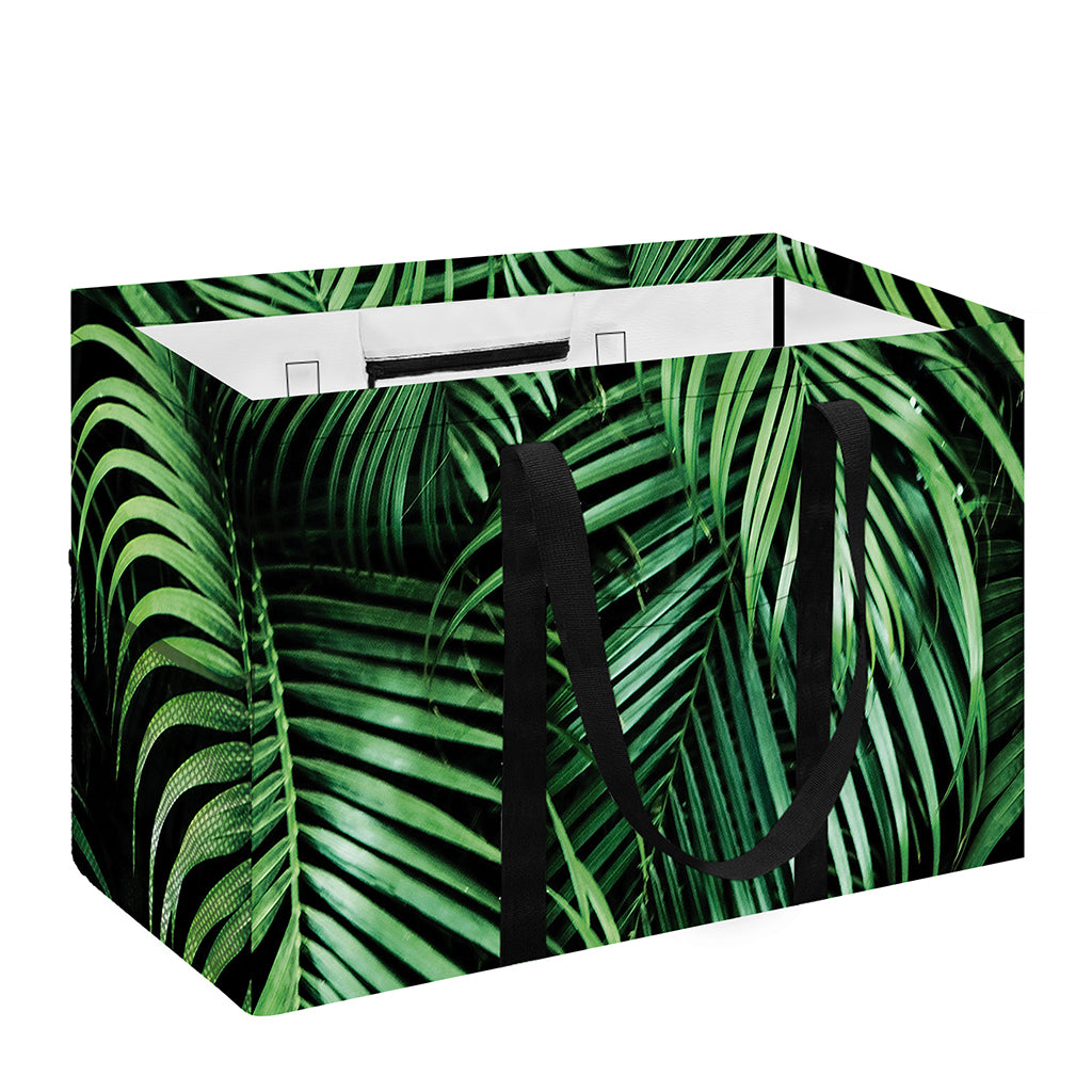 Tropical Palm Leaf Print Utility Tote Bag