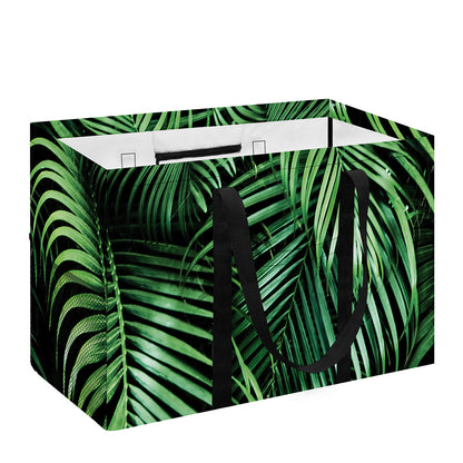 Tropical Palm Leaf Print Utility Tote Bag