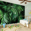 Tropical Palm Leaf Print Wall Sticker