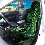 Tropical Palm Leaf Print Waterproof Car Seat Cover