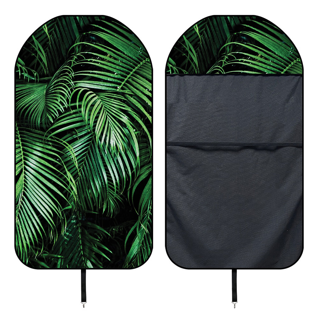 Tropical Palm Leaf Print Waterproof Car Seat Cover